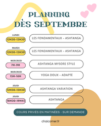 Formule Curcuma – 2 cours par semaine