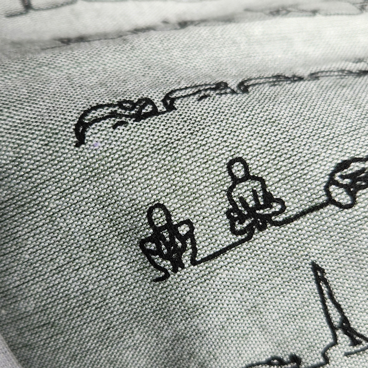 Serviette de pratique de yoga - avec ou sans impression de la série 1